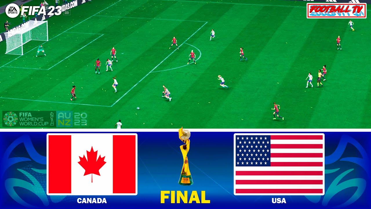 CANADA vs USA FINAL FIFA WOMEN'S WORLD CUP 2023 FIFA 23 FULL MATCH