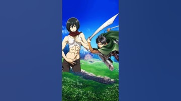 Mikasa🔥 vs Levi 🗿🍷#attackontitan #anime #animeedit  #animeshorts