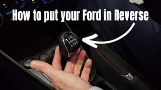 How do I put my car in reverse?