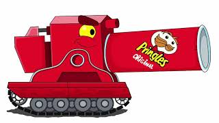 Как нарисовать Танк ДОРА Pringles  для Мультики про танки