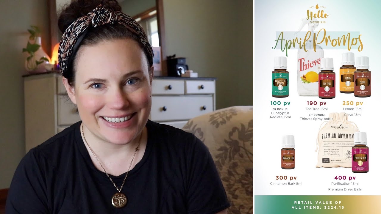 Young Living April Promotions 2020 Essential Rewards YouTube