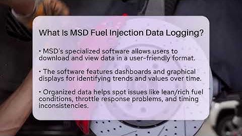What Is MSD Fuel Injection Data Logging? - Car Performance Pros