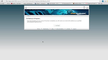 Hosting Account Backups with cpanel