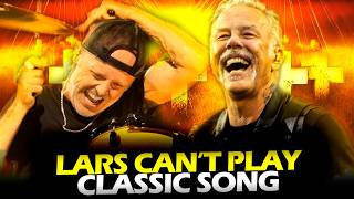 JAMES HETFIELD REACTION WHEN LARS ULRICH CAN'T PLAY THIS CLASSIC SONG #METALLICA