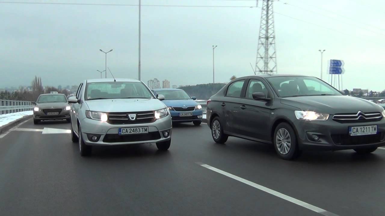 Skoda Rapid, Citroen C-Elysee, Peugeot 301 & Dacia Logan Topgear Bulgaria - Youtube