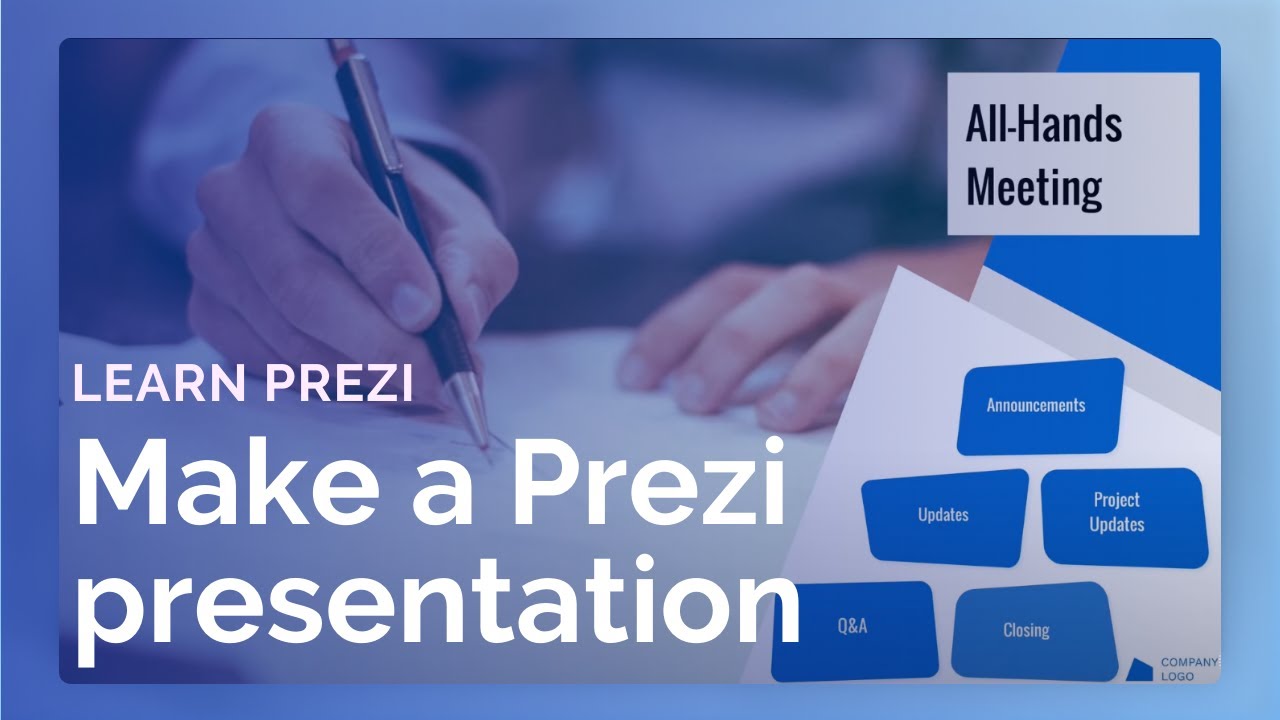how to make a presentation in prezi