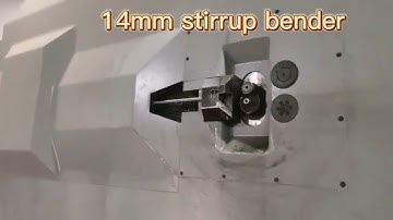 14mm stirrup bender machine stirrup bending machine bar bending machine rebar bender rebar cutter