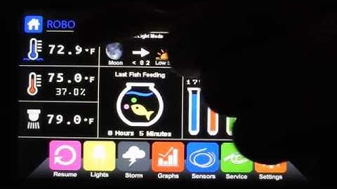 Robo-Tank DIY Aquarium Controller - Home Page Explained