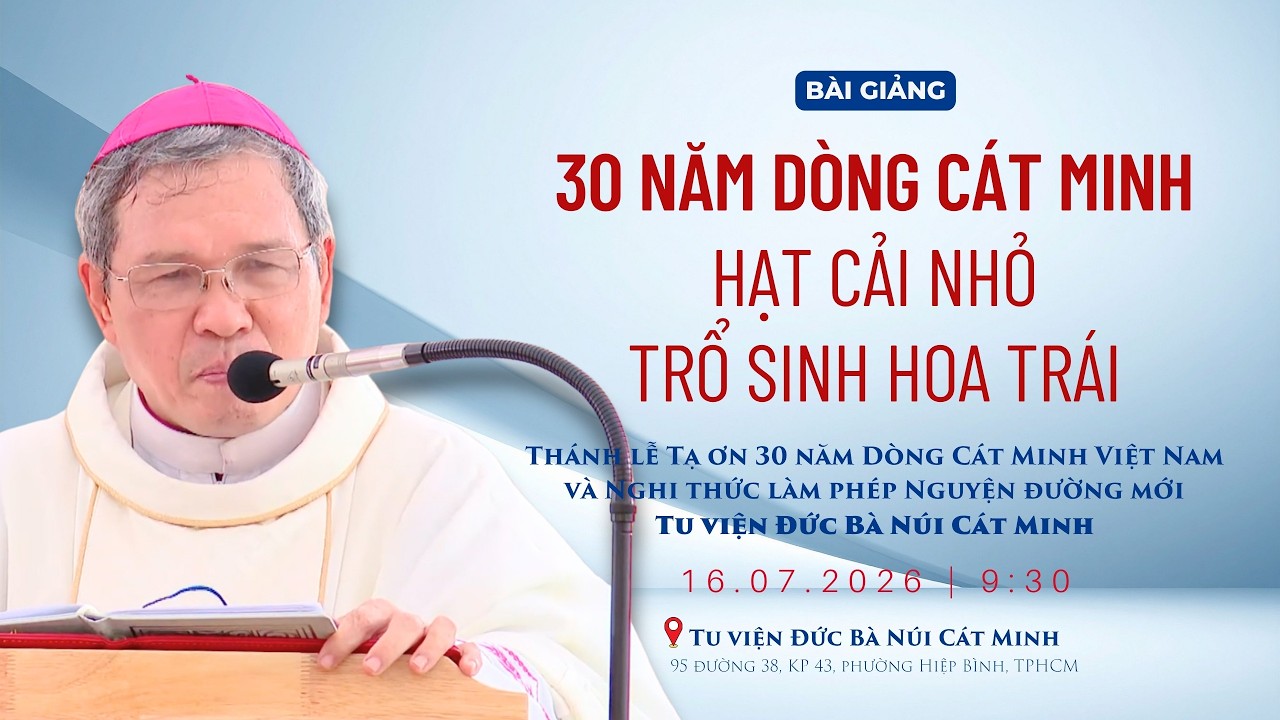 Bài giảng của ĐGM Giuse Bùi Công Trác