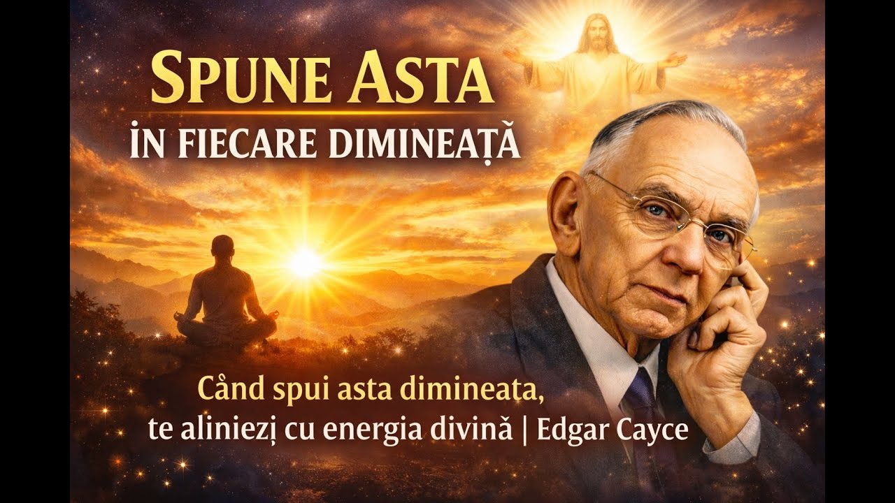 Cand spui asta dimineata , te aliniezi cu energia divina - Edgar Cayce