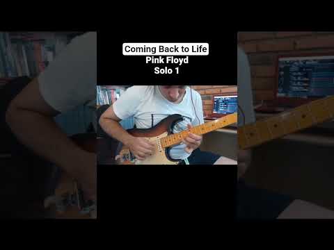 Playing Coming Back to Life by Pink Floyd 🎸✨ | Guitar Solo Cover #shorts