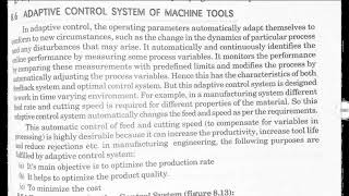 Adaptive Control System Of Machine Tool • Advantages Of Adaptive Control System • In Hindi