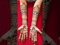 Simple bridal mehndi design 😍