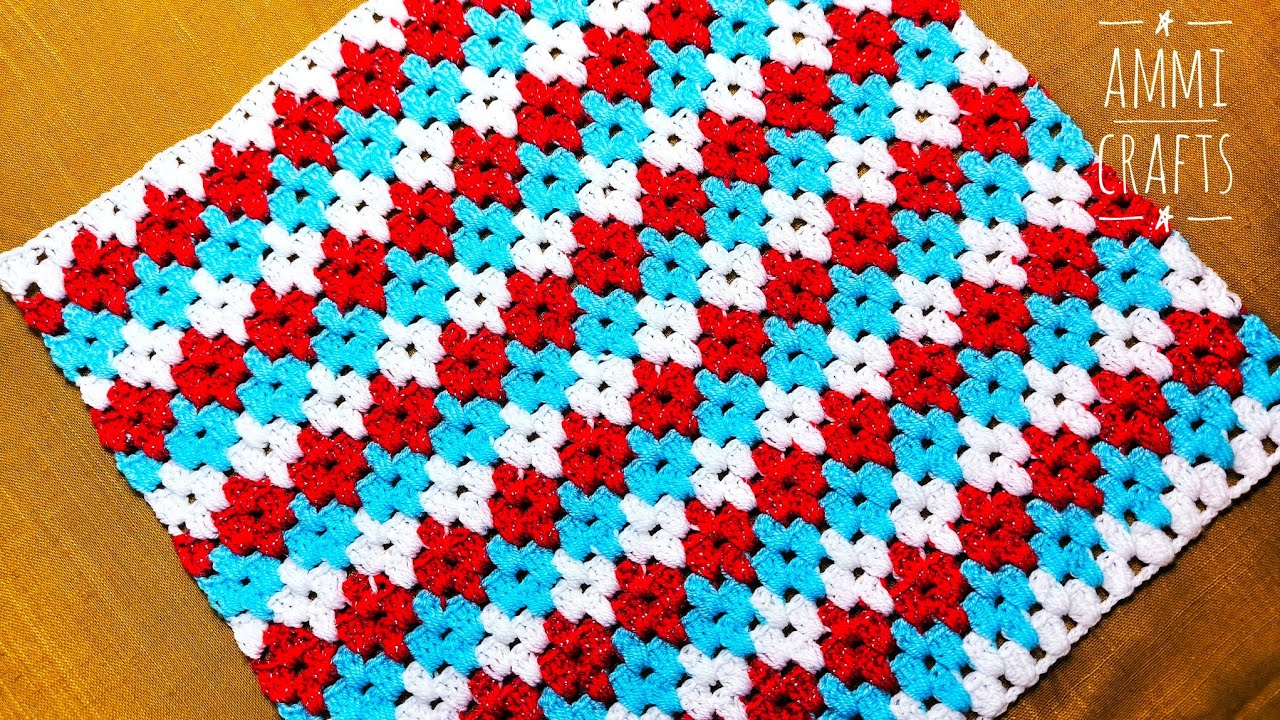 🔥 AMAZING 🔥 Crochet Square Design  (Tablecloth & Cushion Cover) Hindi & Urdu | Crochet Pattern 332