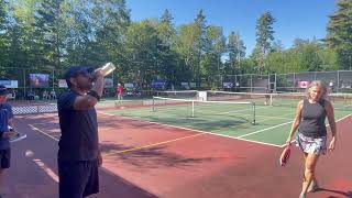 Shak/Michael vs Mark Latter/ Greg Knox Indian point pickleball Men’s doubles 4.0 Aug 17, 2025