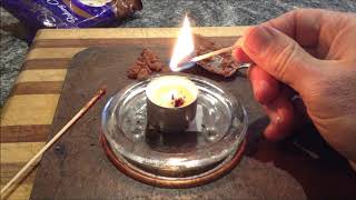 Final products, testing and observations of melting chocolate