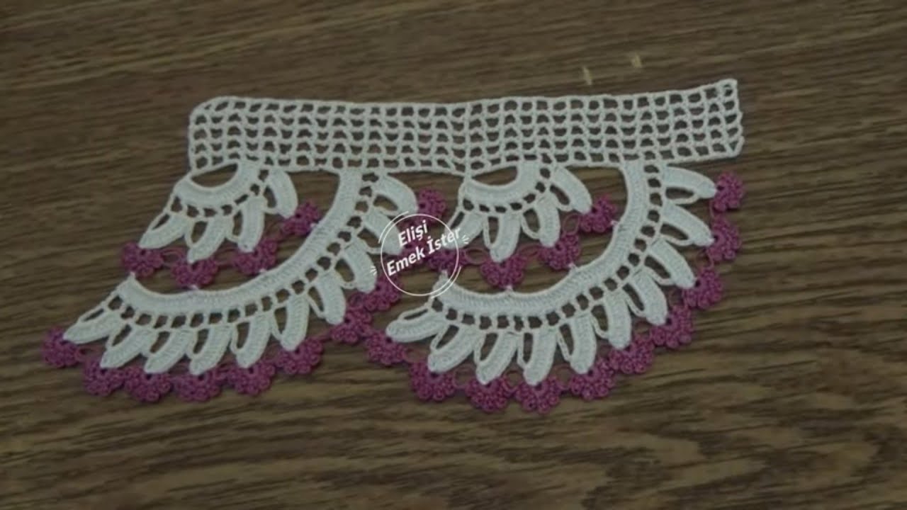 Çok sevilen boncuklu modeli yeniden tasarladım! Ortaya bu güzellik çıktı! 189.Havlu Kenarı Örneğim