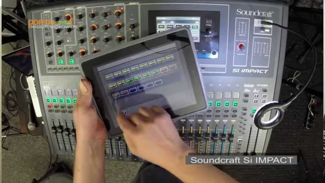Soundcraft Si IMPACT - TEST cz.4 - sterowanie z iPada i inne funkcje