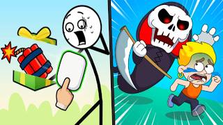 DOP: DIE OR PARTY vs DEATH PUZZLE - Satisfying STICKMAN Double Gameplay ASMR (android/ios) screenshot 5