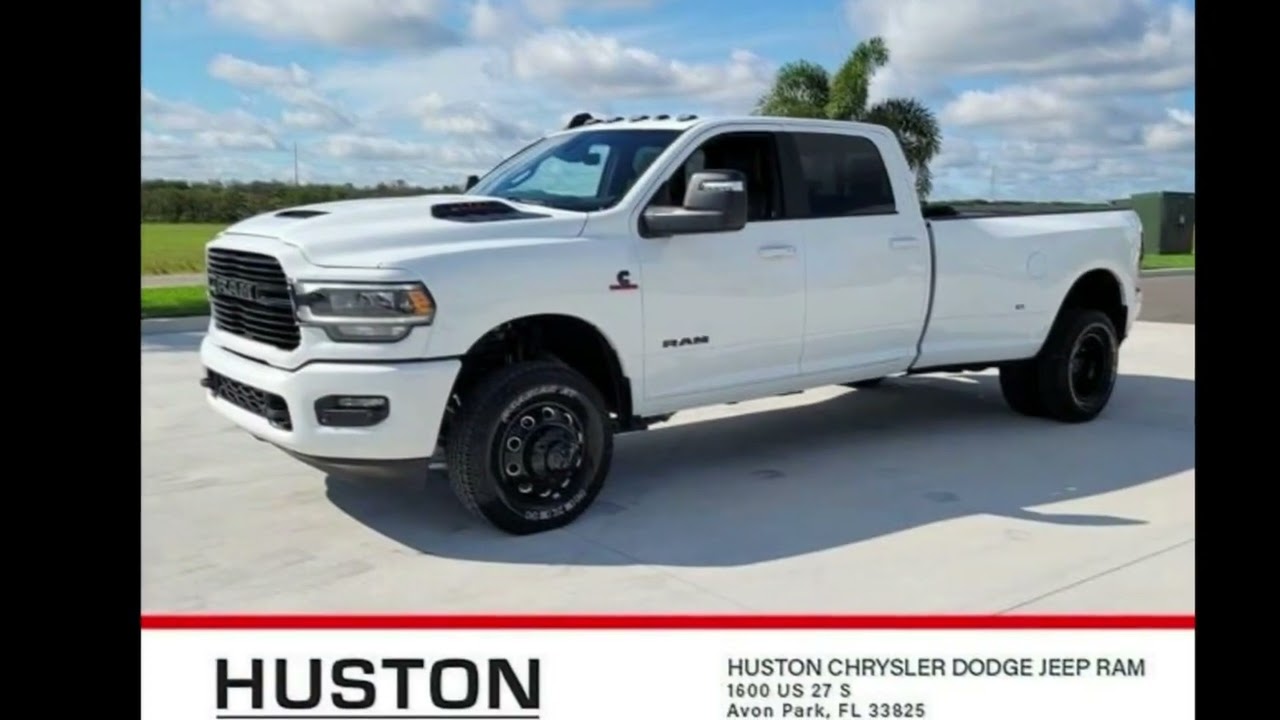 2024 RAM Ram 3500 LARAMIE CREW CAB 4X4 8' BOX - Avon Park...