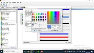 How to change background color in Ansys workbench