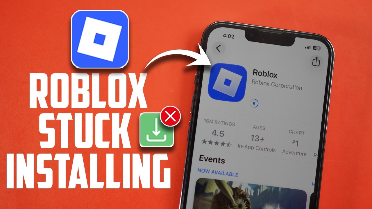 Fix iPhone Stuck on Installing Roblox | Roblox Not Installing or ...