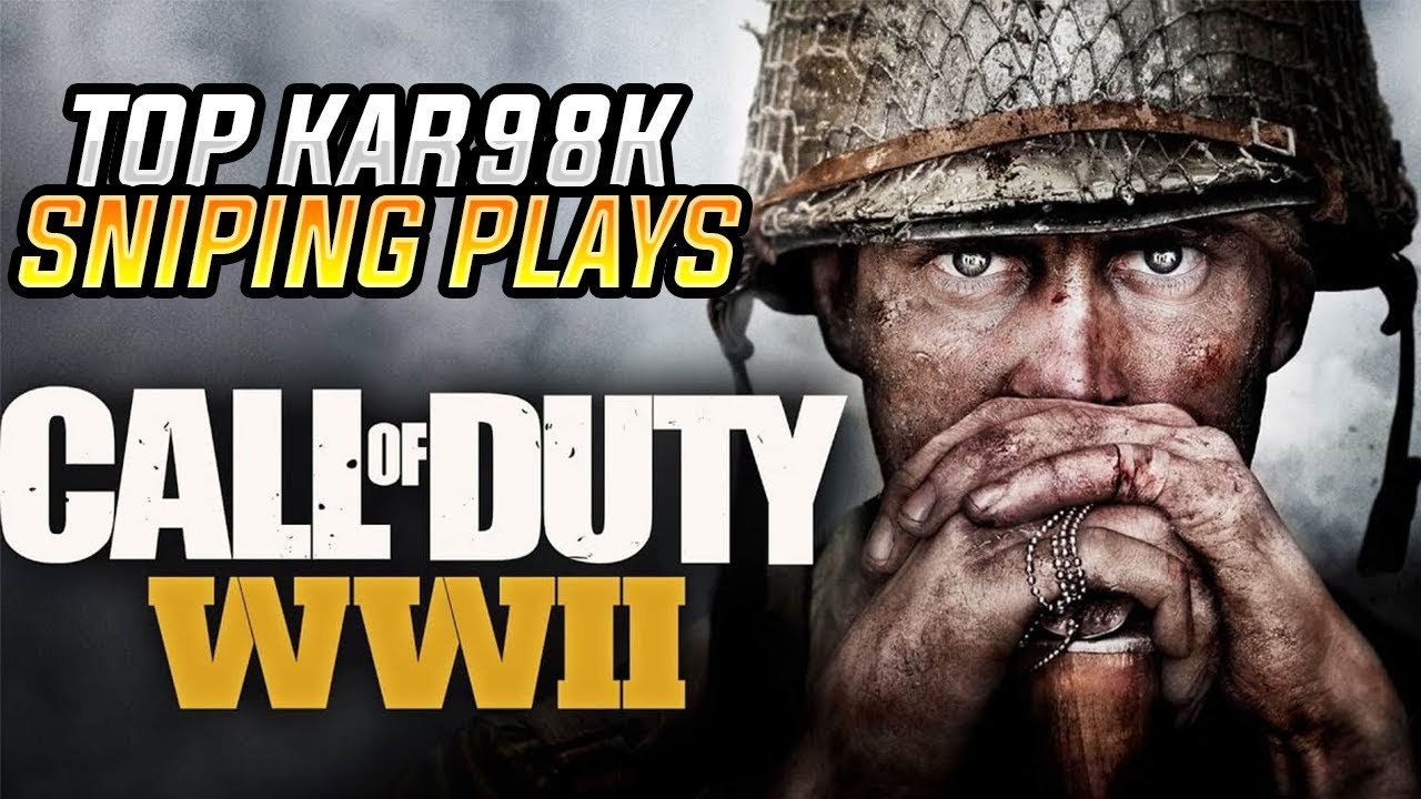 TOP KAR98K SNIPING PLAYS MONTAGE (CoD WWII) ft SALTY COD PLAYERS