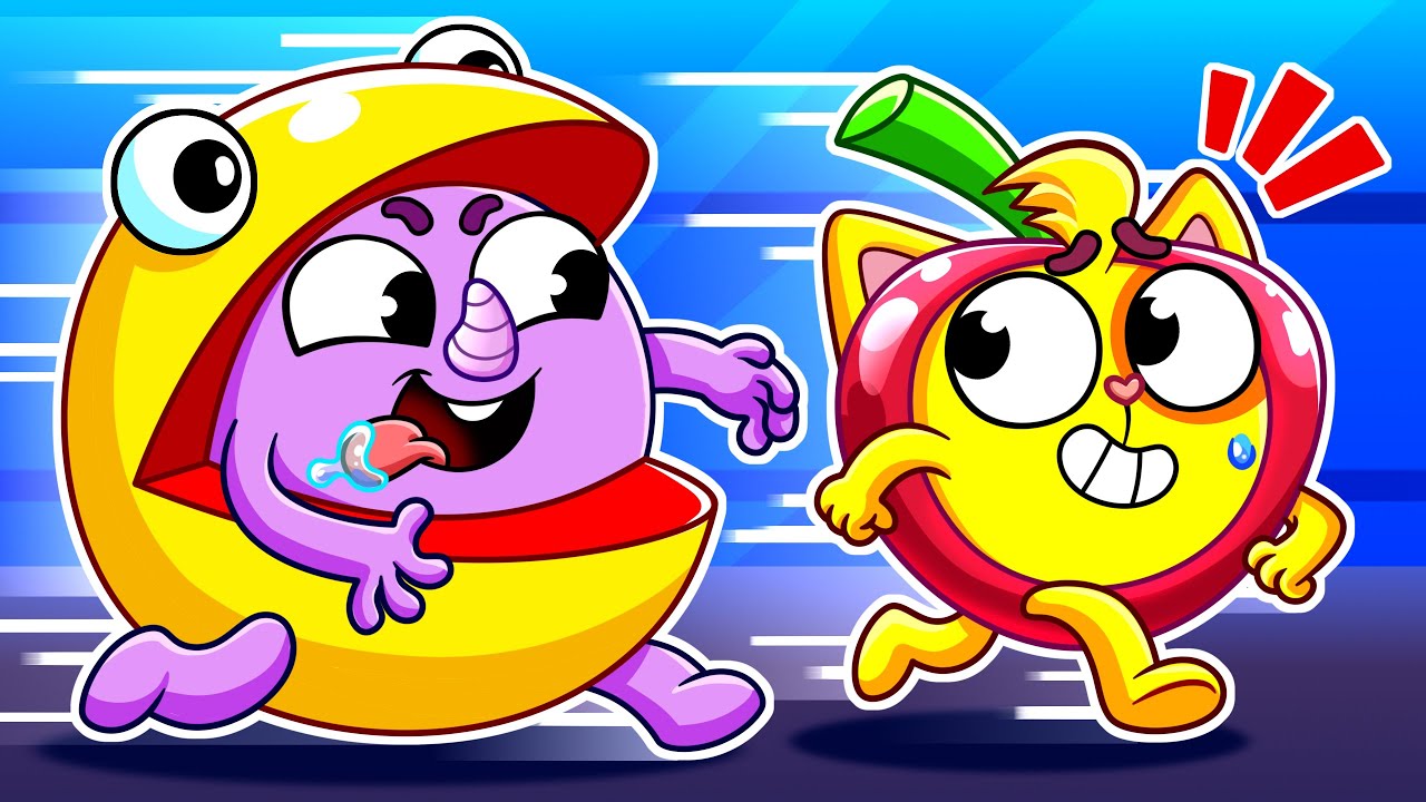 Yummy & Healthy Food in PacMan World! 🍎 | Kids Songs & Nursery