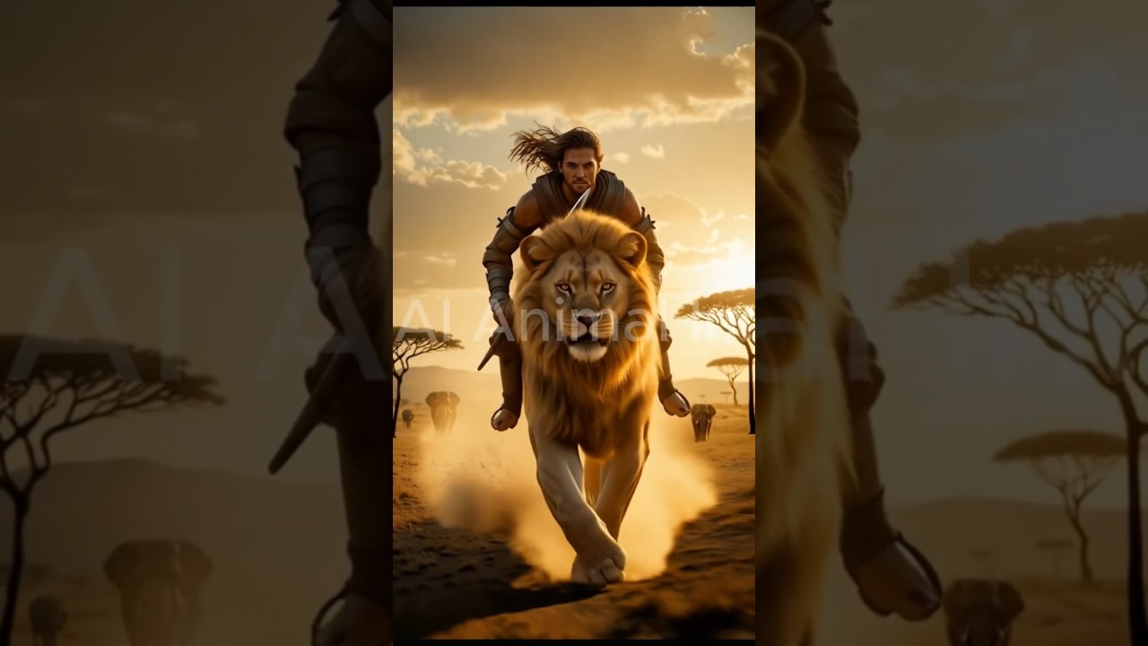 Unbelievable! Man Rides a Wild Animal 