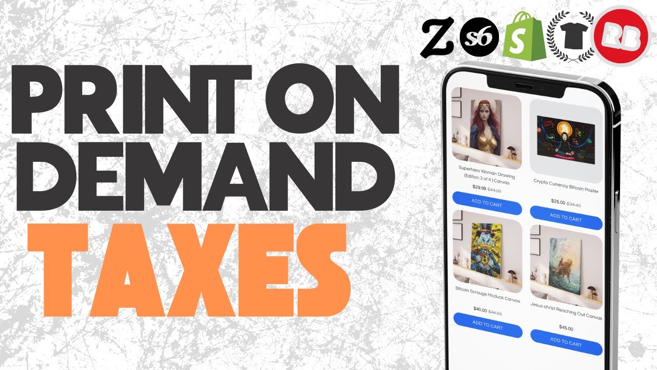 Print On Demand Taxes Explained