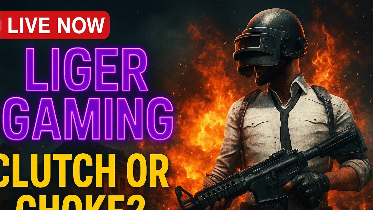 🔥LIGER Gaming LIVE | BGMI Rush Gameplay | Clutch or Choke? 😤🔥