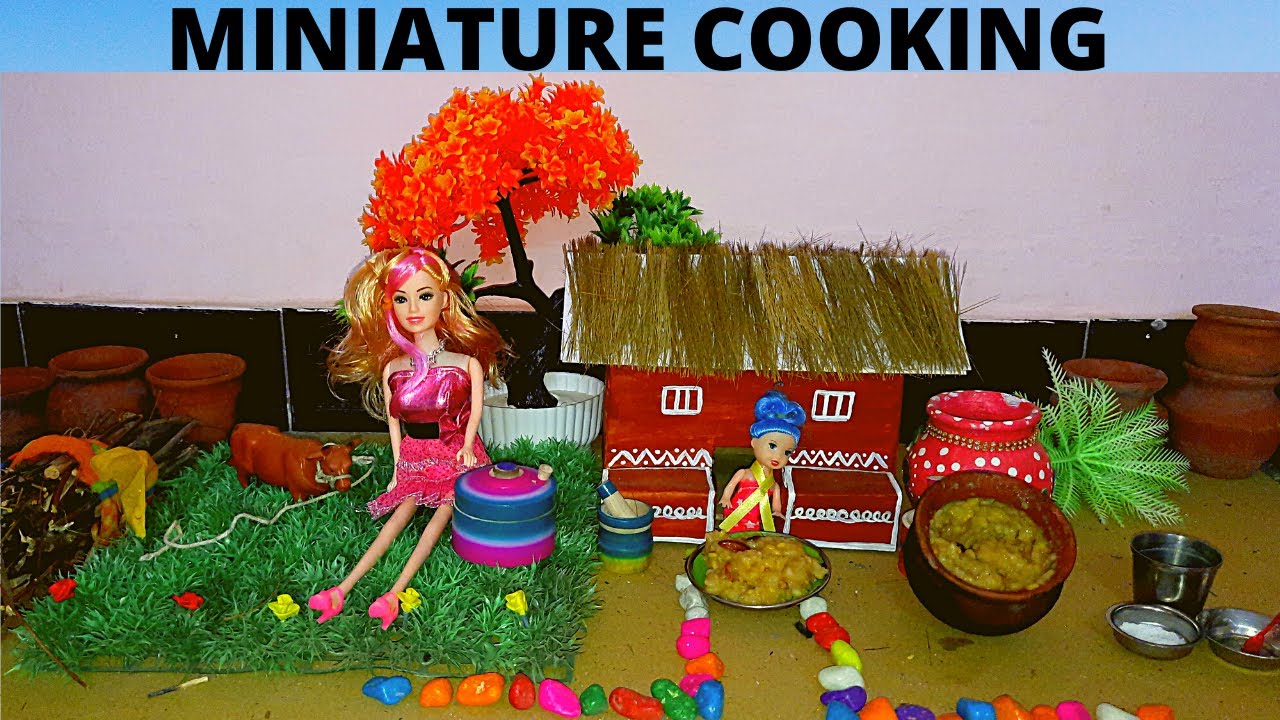 Miniature Cooking in tamil promo tiny food cooking in tamilBarbie