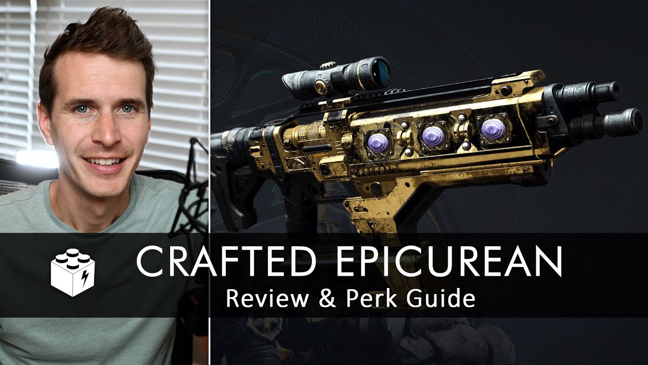 Crafted Epicurean Enhanced Perks Guide | Destiny 2 Fusion Rifle god roll Review