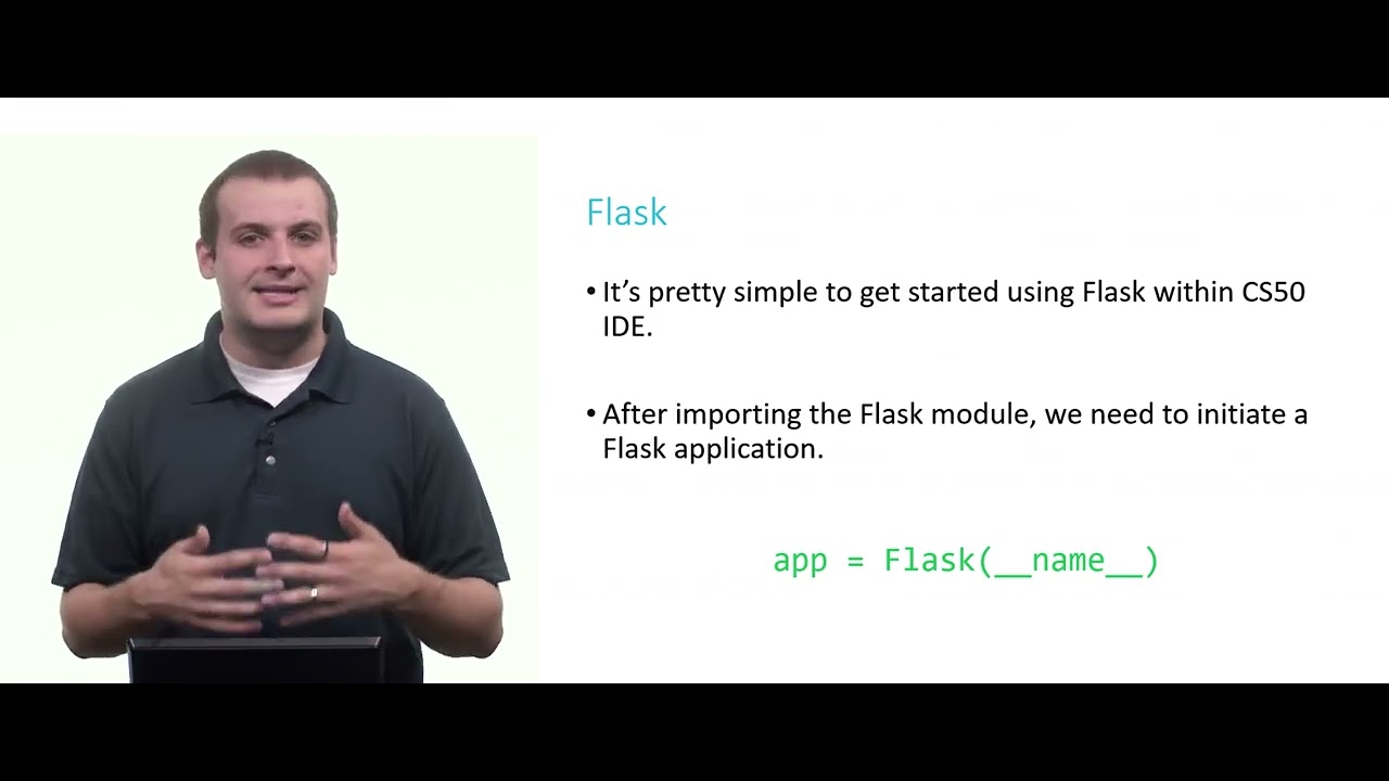 62 - CS50 -  section9 Flask - Flask