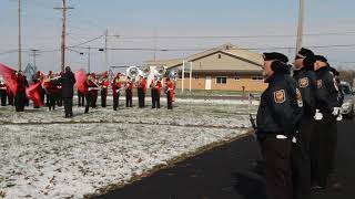 SHS band at Veterans Day ceremony