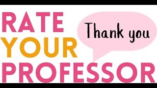 Rate My Professor - How to Rate Your Professor