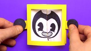 DIY POP UP CARD - Bendy and INK Bendy from Bendy and the Ink Machine