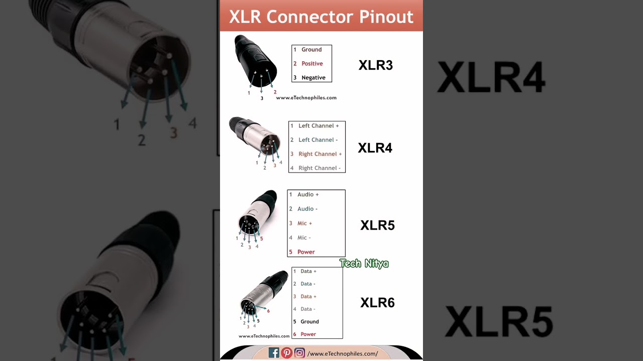 XLR Connecter Pinout 