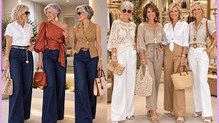 60 CLASSY OUTFIT IDEAS FOR WOMEN 50, 60 & 70  | Elegant & Modern Looks