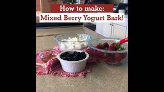 Mixed Berry Yogurt Bark | Eckert's Farms