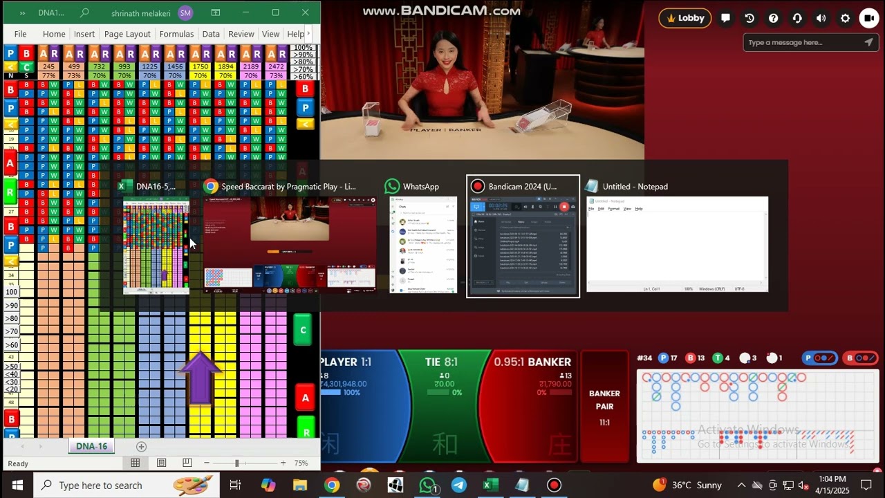BACCARAT STRATEGY : banker bet only . day 17 / best baccarat software 2025