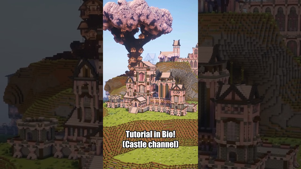 🌸 Minecraft Cherry Blossom Castle Tutorial 🌸 