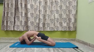 Supta Bhekasana lungs Are Y Expanded And Cures The Flat Feet