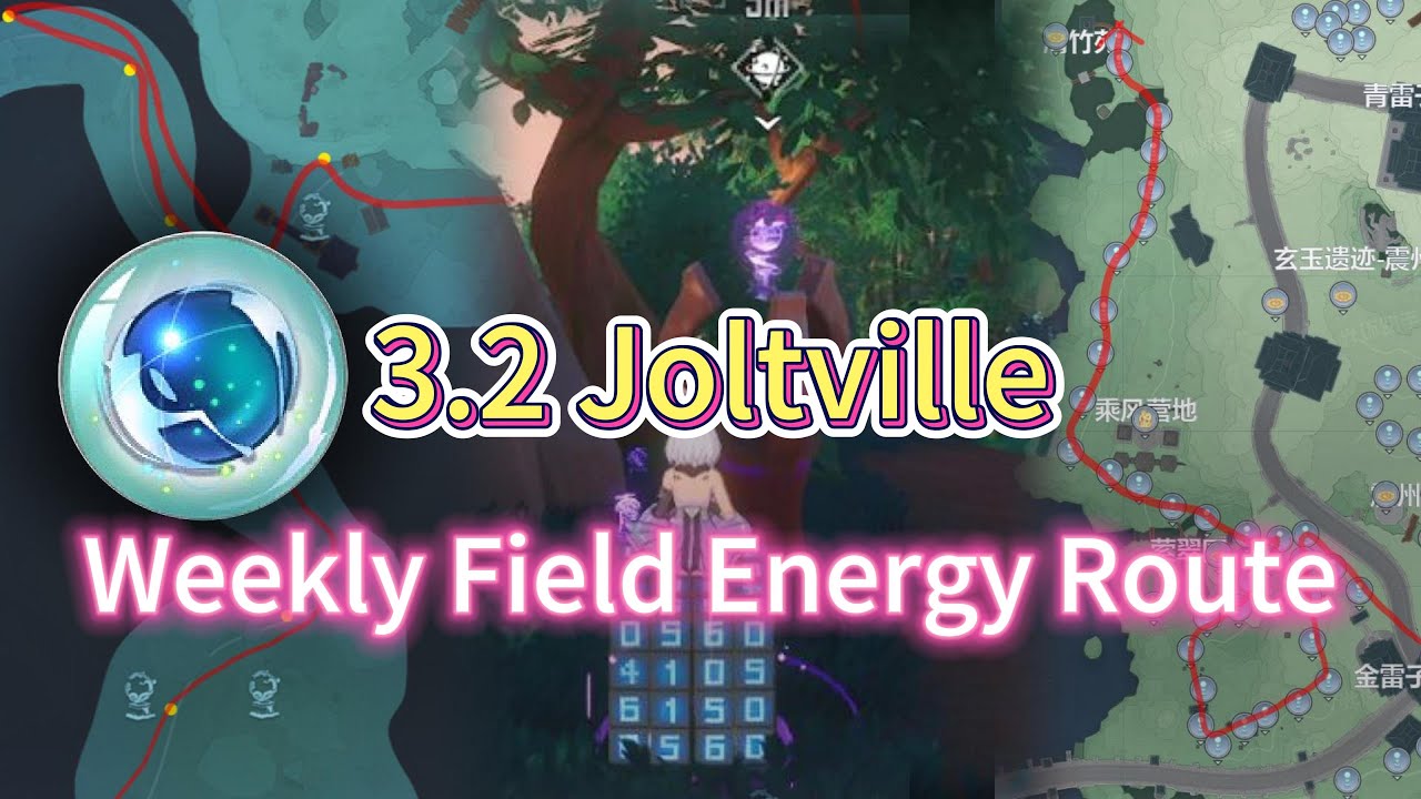 3.2 Weekly Field Energy Route Flowing Spring Tower of Fantasy Joltville 幻塔