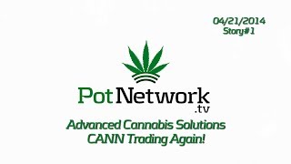 Advanced Cannabis Solutions (CANN) Trading Again
