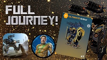 I GOT THE ULTIMATE ARTHUR AND AO MING! FULL ULTIMATE JOURNEY AND COST! (War Robots)