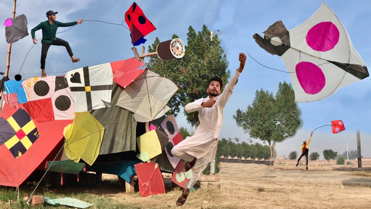 Big Kite Video Kite Caught Kite Challenge Kite Flying YouTube