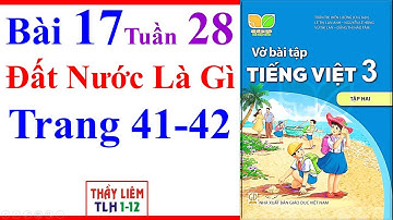 Vở Bài Tập Tiếng Việt Lớp 3 Bài 17 Tuần 28 | Đất Nước Là Gì | Trang 41 - 42 | Kết Nối Tri Thức