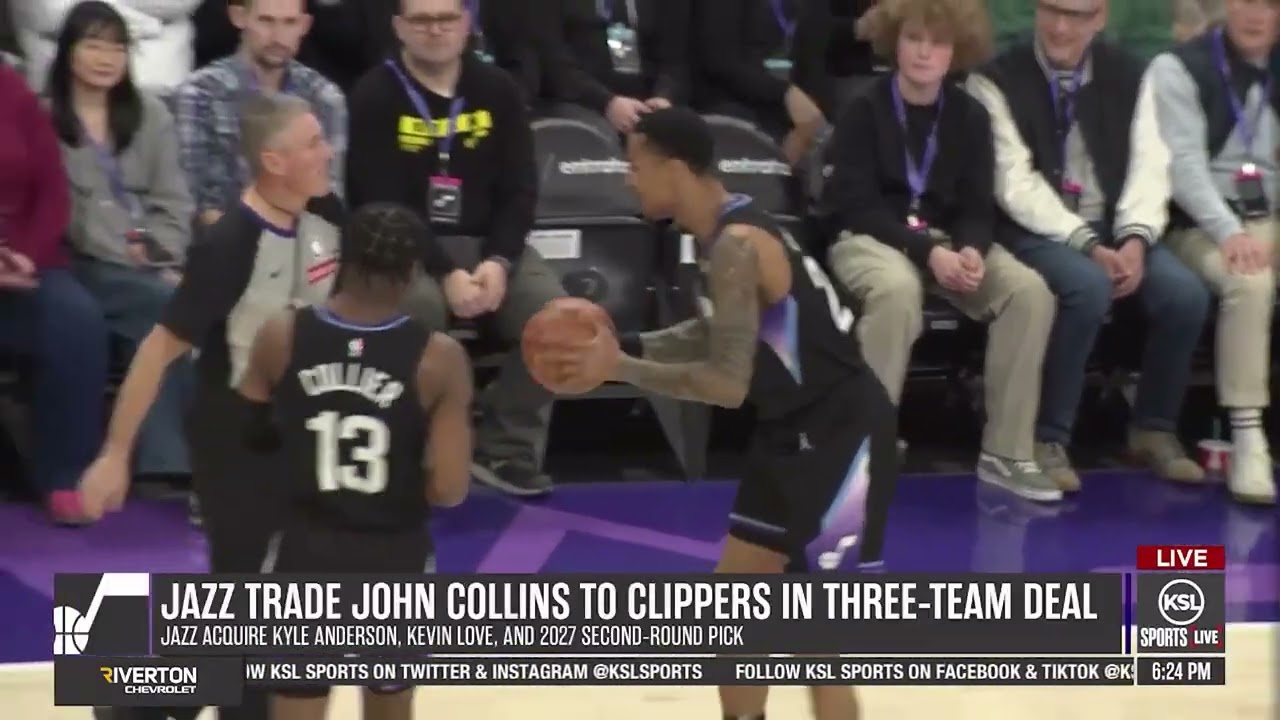 Utah Jazz Trade John Collins To Los Angeles Clippers In Three-Team Deal