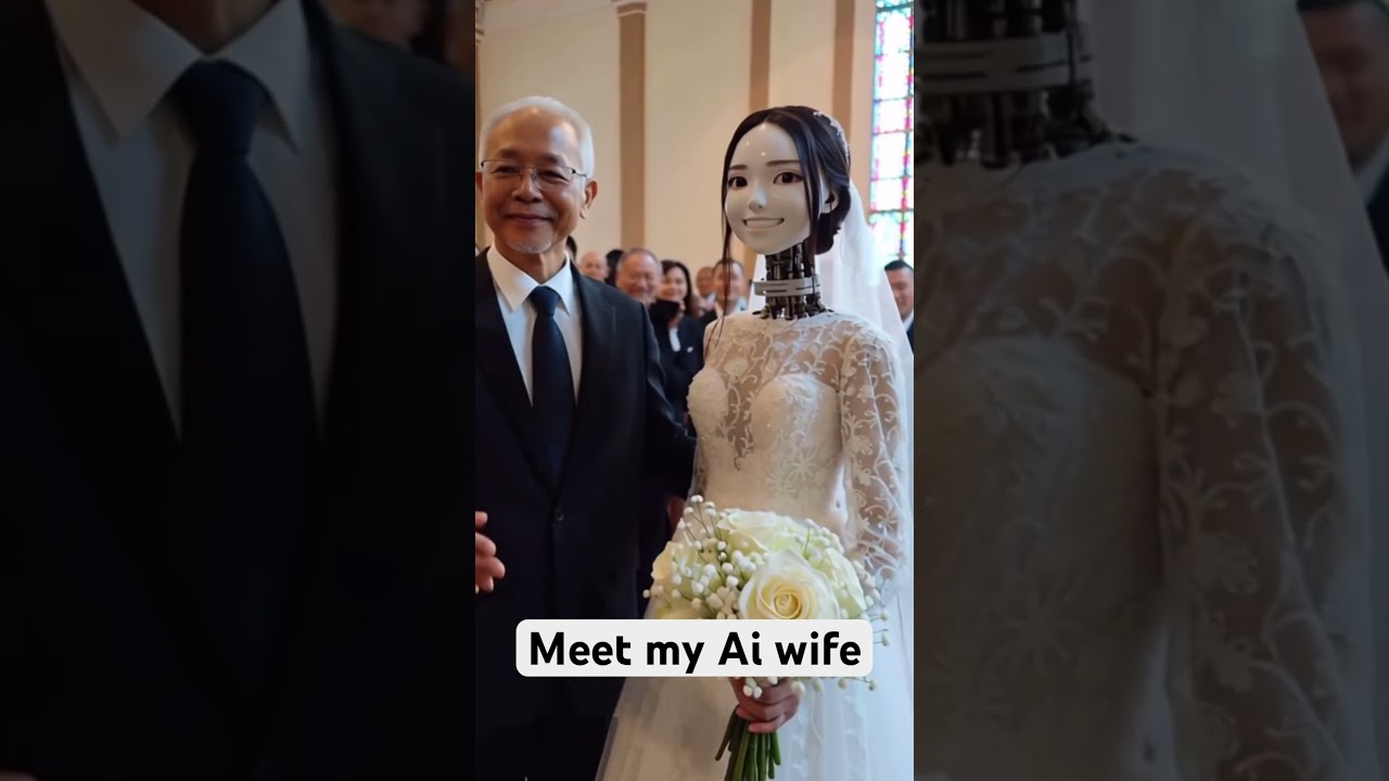 Who would ve thought? Robot weddings are officially taking over! 